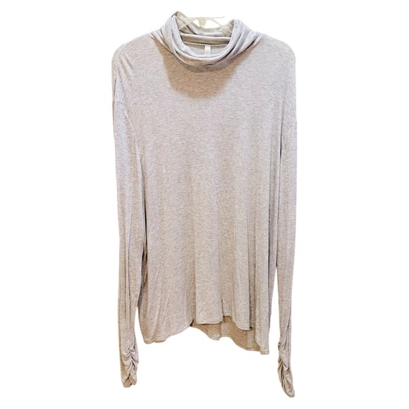 Fabletics Gray Turtleneck Long Sleeve Top 3X - Picture 1 of 7